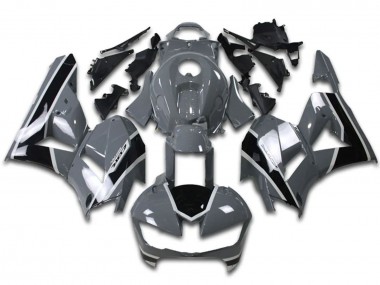 Preisgünstige Honda CBR600RR Motorrad Verkleidung 2013-2023 - Nardo Grau Glanzendes Schwarz