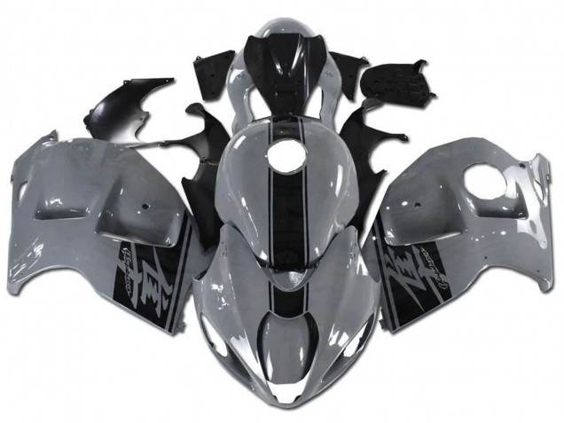 Preisgünstige Suzuki GSXR 1300 Hayabusa Motorrad Verkleidung 1996-2007 - Nardo Grau Schwarz