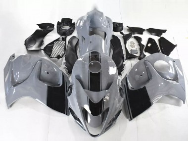 Preisgünstige Suzuki GSXR 1300 Hayabusa Motorrad Verkleidung 2008-2020 - Nardo Grau Schwarz