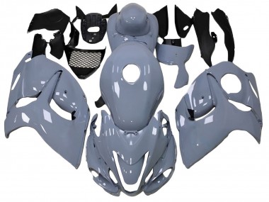 Preisgünstige Suzuki GSXR 1300 Hayabusa Motorrad Verkleidung 2008-2020 - Glanzendes Nardo Grau