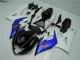 Preisgünstige Suzuki GSXR 1000 Motorrad Verkleidung 2005-2006 - Weiss Blau Glanzendes Schwarz