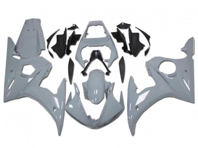 Preisgünstige Yamaha YZF R6S Motorrad Verkleidung 2006-2009 - Nardo Grau