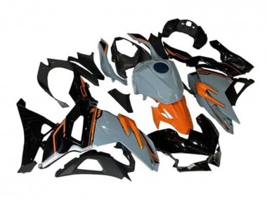 Preisgünstige Kawasaki Ninja 500 EX500R Motorrad Verkleidung 2024-2025 - Nardo Grau Orange Schwarz