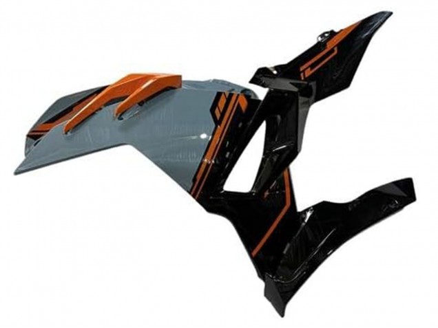 Preisgünstige Kawasaki Ninja 500 EX500R Motorrad Verkleidung 2024-2025 - Nardo Grau Orange Schwarz