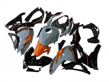 Preisgünstige Kawasaki Ninja 500 EX500R Motorrad Verkleidung 2024-2025 - Nardo Grau Orange Schwarz