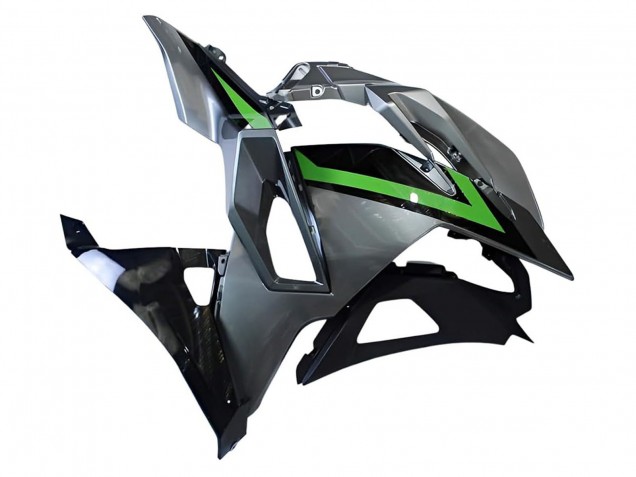 Preisgünstige Kawasaki Ninja 500 EX500R Motorrad Verkleidung 2024-2025 - Grau Grun Schwarz