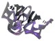 Preisgünstige Honda CBR900RR 929 Motorrad Verkleidung 2000-2001 - Chameleon Grau Dazz Perl Lila