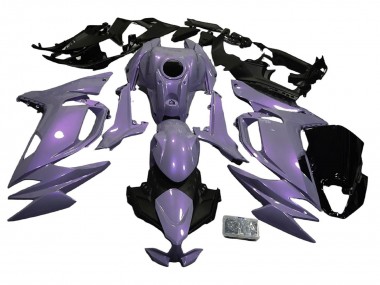 Preisgünstige Kawasaki Ninja 650 EX650 Motorrad Verkleidung 2020-2025 - Chameleon Grau Dazz Perl Lila
