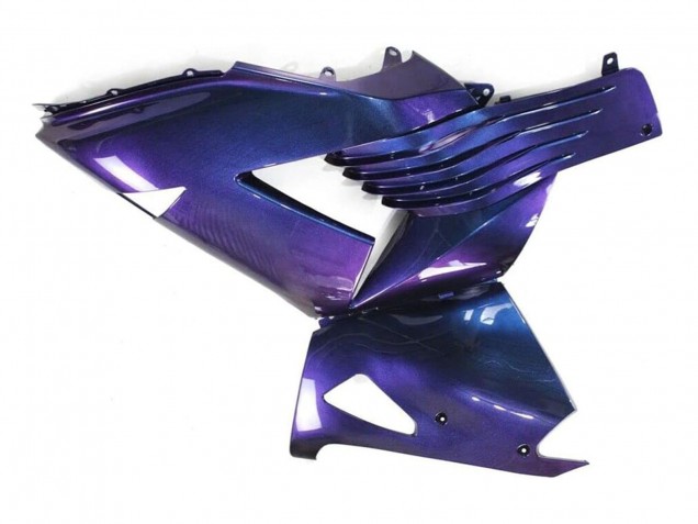 Preisgünstige Kawasaki ZX14R ZZR1400 Motorrad Verkleidung 2006-2011 - Chameleon Blau Lila