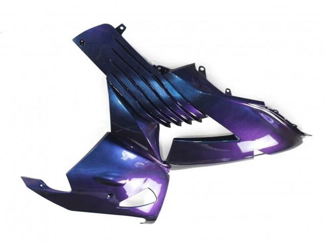 Preisgünstige Kawasaki ZX14R ZZR1400 Motorrad Verkleidung 2006-2011 - Chameleon Blau Lila