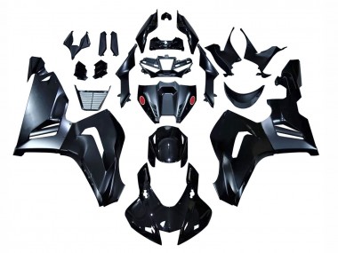 Preisgünstige Honda CBR1000RR-R Motorrad Verkleidung 2020-2023 - Glanzendes Schwarz Matt Schwarz