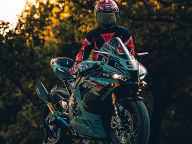 Preisgünstige Honda CBR1000RR-R Motorrad Verkleidung 2020-2023 - Nardo Grau Glanzendes Schwarz HRC 9