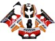 Preisgünstige Honda CBR400RR NC23 Motorrad Verkleidung 1987-1989 - Orange Weiss Rot Glanzendes Schwarz Repsol HRC