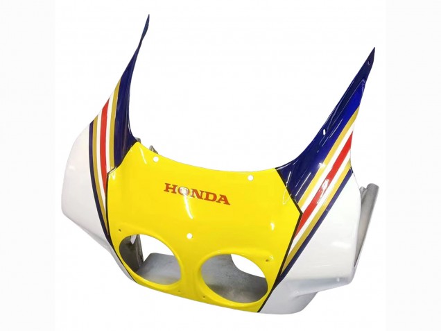Preisgünstige Honda CBR400RR NC23 Motorrad Verkleidung 1987-1989 - Weiss Gelb Blau Rothmans