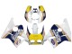 Preisgünstige Honda CBR400RR NC23 Motorrad Verkleidung 1987-1989 - Weiss Gelb Blau Rothmans