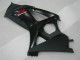 Preisgünstige Suzuki GSXR 1000 Motorrad Verkleidung 2007-2008 - Glanzendes Schwarz Matt Schwarz Rot