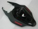 Preisgünstige Suzuki GSXR 1000 Motorrad Verkleidung 2007-2008 - Glanzendes Schwarz Matt Schwarz Rot