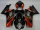 Preisgünstige Suzuki GSXR 1000 Motorrad Verkleidung 2007-2008 - Schwarz Orange