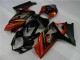 Preisgünstige Suzuki GSXR 1000 Motorrad Verkleidung 2007-2008 - Schwarz Orange