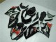 Preisgünstige Suzuki GSXR 1000 Motorrad Verkleidung 2007-2008 - Glanzendes Schwarz Rot Weiss