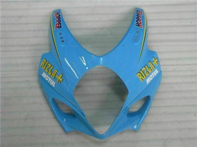 Preisgünstige Suzuki GSXR 1000 Motorrad Verkleidung Kit 2007-2008 - Blau Gold Schwarz Rizla