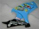 Preisgünstige Suzuki GSXR 1000 Motorrad Verkleidung Kit 2007-2008 - Blau Gold Schwarz Rizla