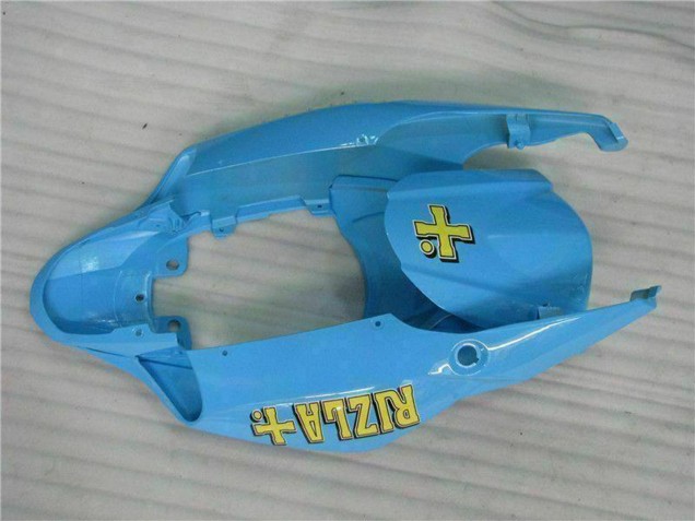 Preisgünstige Suzuki GSXR 1000 Motorrad Verkleidung Kit 2007-2008 - Blau Gold Schwarz Rizla