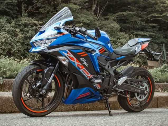 Preisgünstige Kawasaki ZX25R ZX-25R Motorrad Verkleidung 2019-2025 - Blau Rot Grau