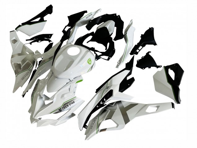 Preisgünstige Kawasaki ZX25R ZX-25R Motorrad Verkleidung 2019-2025 - Weiss Silber Grun Schwarz Trick Star