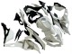 Preisgünstige Kawasaki ZX25R ZX-25R Motorrad Verkleidung 2019-2025 - Weiss Silber Grun Schwarz Trick Star