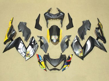 Preisgünstige Kawasaki Z250/Z300 Motorrad Verkleidung 2015-2016 - Grau Gelb Blau Rot Weiss