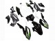 Preisgünstige Kawasaki Z400 Motorrad Verkleidung 2018-2024 - Weiss Glanzendes Schwarz Grun