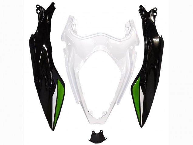 Preisgünstige Kawasaki Z400 Motorrad Verkleidung 2018-2024 - Weiss Glanzendes Schwarz Grun