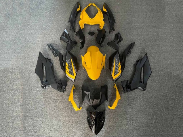Preisgünstige Kawasaki Z400 Motorrad Verkleidung 2018-2024 - Gelb Schwarz