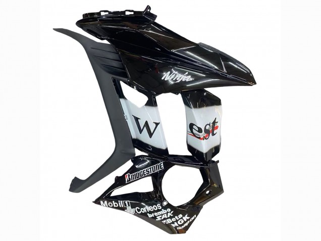 Preisgünstige Kawasaki Z1000SX Motorrad Verkleidung 2010-2016 - Glanzendes Schwarz Gold Weiss Mobil West