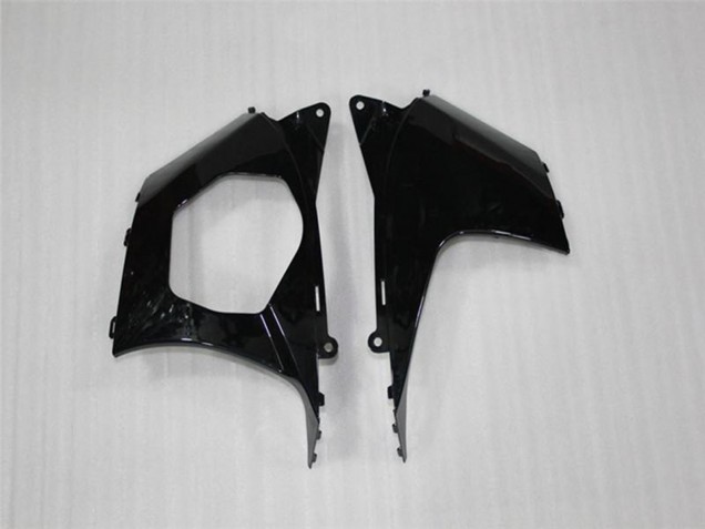 Preisgünstige Suzuki GSXR 1000 Motorrad Verkleidung 2007-2008 - Glanzendes Schwarz Matt Schwarz Weiss