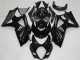 Preisgünstige Suzuki GSXR 1000 Motorrad Verkleidung 2007-2008 - Glanzendes Schwarz Matt Schwarz Weiss