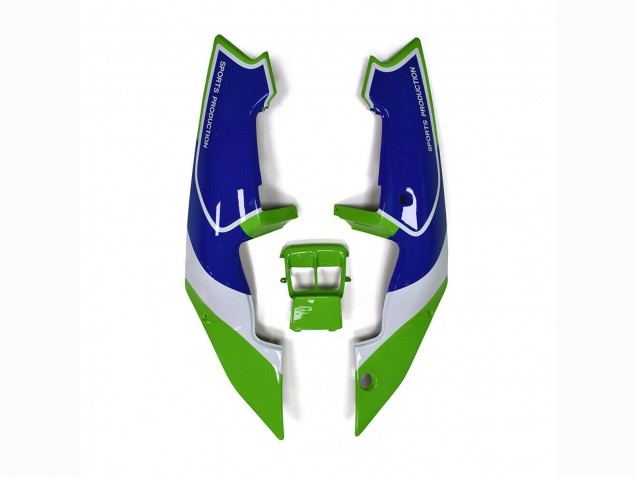 Preisgünstige Kawasaki ZXR250 Motorrad Verkleidung 1989-1990 - Grun Weiss Blau