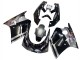 Preisgünstige Kawasaki ZXR250 Motorrad Verkleidung 1989-1990 - Glanzendes Schwarz Grau Elf Touch4 Bridgestone