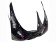 Preisgünstige Kawasaki ZXR250 Motorrad Verkleidung 1989-1990 - Glanzendes Schwarz Grau Elf Touch4 Bridgestone