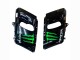 Preisgünstige Kawasaki ZZR400 Motorrad Verkleidung 1993-2007 - Grun Glanzendes Schwarz Grun Monster Elf Touch4 Bridgestone