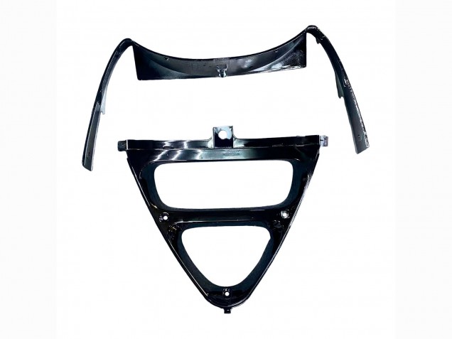Preisgünstige Kawasaki ZZR400 Motorrad Verkleidung 1993-2007 - Grun Glanzendes Schwarz Grun Monster Elf Touch4 Bridgestone