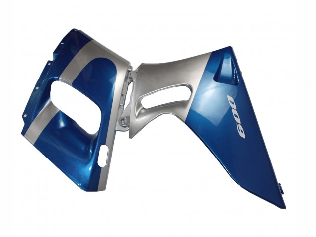 Preisgünstige Kawasaki ZZR400 Motorrad Verkleidung 1993-2007 - Blau Silber Schwarz