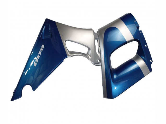 Preisgünstige Kawasaki ZZR400 Motorrad Verkleidung 1993-2007 - Blau Silber Schwarz