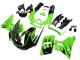 Preisgünstige Kawasaki ZZR400 Motorrad Verkleidung 1993-2007 - Grun Glanzendes Schwarz Flamme