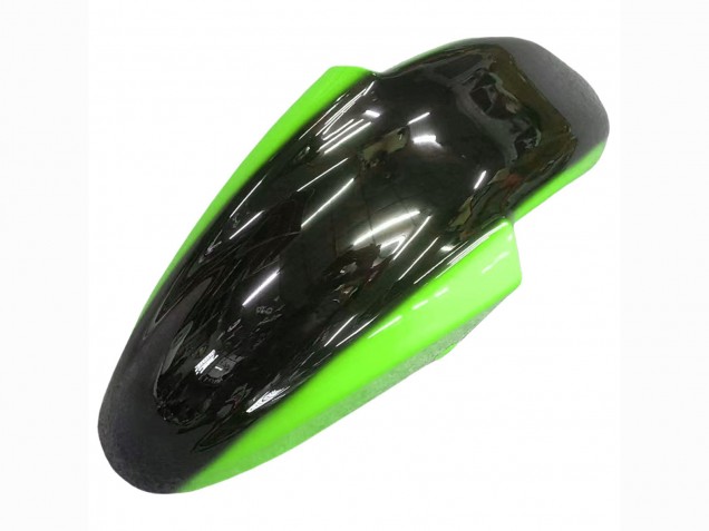 Preisgünstige Kawasaki ZZR400 Motorrad Verkleidung 1993-2007 - Grun Glanzendes Schwarz Flamme