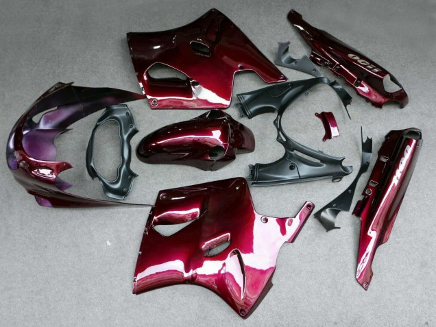 Preisgünstige Kawasaki ZZR1100 Motorrad Verkleidung 1993-2003 - Dunkel Rot