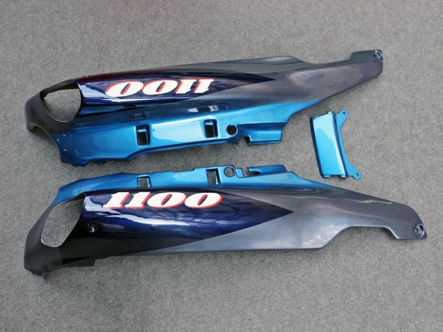 Preisgünstige Kawasaki ZZR1100 Motorrad Verkleidung 1993-2003 - Glanzendes Blau Grau