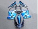Preisgünstige Kawasaki ZZR1100 Motorrad Verkleidung 1993-2003 - Glanzendes Blau Grau