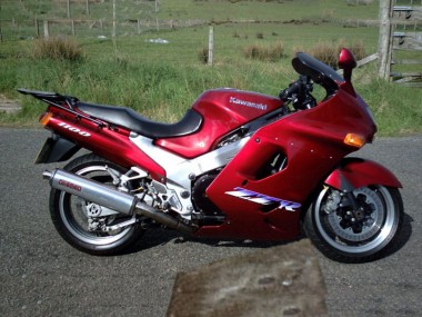Preisgünstige Kawasaki ZZR1100 Motorrad Verkleidung 1993-2003 - Dunkel Rot